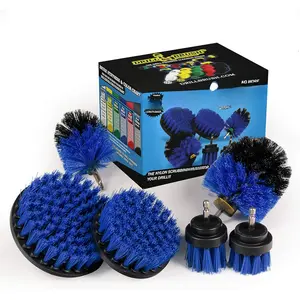 Pool Accessories - Cleaning Supplies - Drill Brush - 5 count Spin Brush Pool Cleaning Kit - Pool Supplies - Slide - Deck Brush - Hot Tub -  - Pond Liner - Pool Brush - Carpet Cleaner