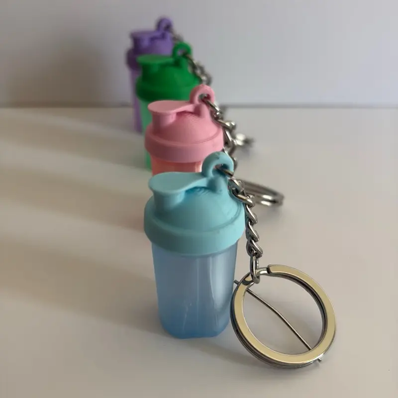 Tiny Little Protein Shaker Keychain