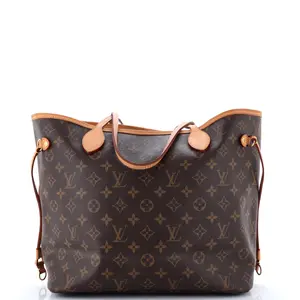 Pre-owned Louis Vuitton Canvas Coated Tote Bags REBAG Neverfull NM Tote Monogram Canvas MM by Rebag