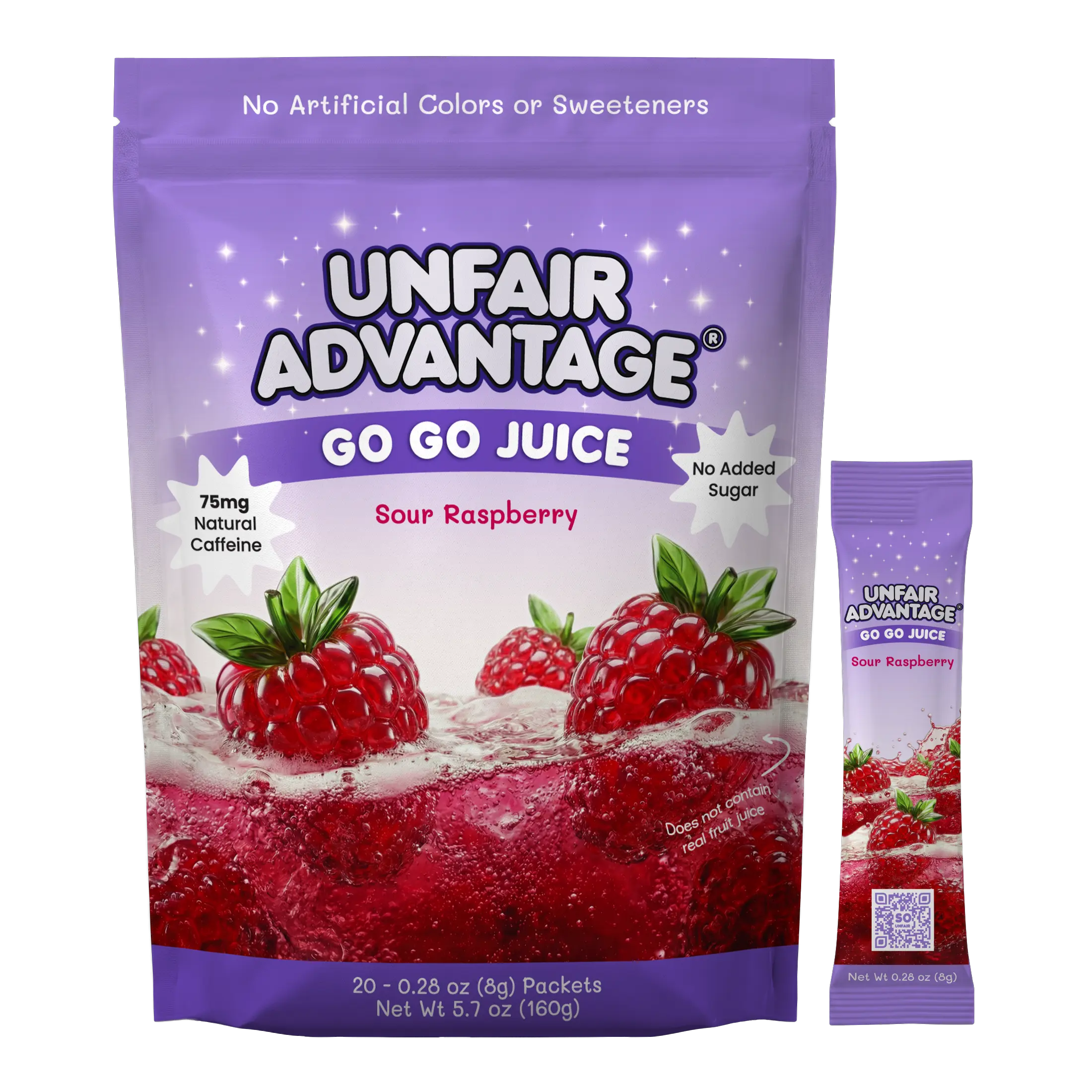 UNFAIR ADVANTAGE GO GO JUICE - Sour Raspberry