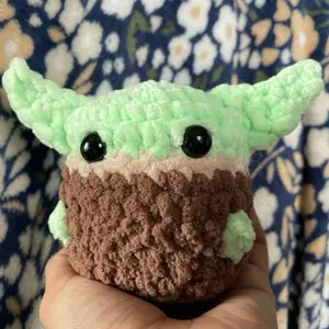 Handmade Crochet Baby Alien