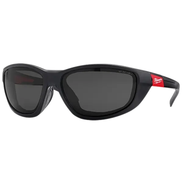 Milwaukee 48-73-2045 Polarized Polycarbonate Work Safety Glasses with Rubber Gasket, Performance Work Safety Equipment with High-Velocity & Military-Grade Impact Protection