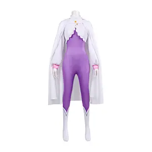 Women's Fitted Anime Elf Tight Jumpsuit, Casual Basic Women's Clothes, Halloween Cosplay Costumes