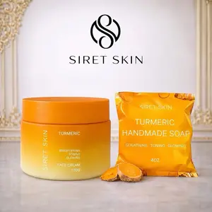 Turmeric Brightening Face Cream + Soap