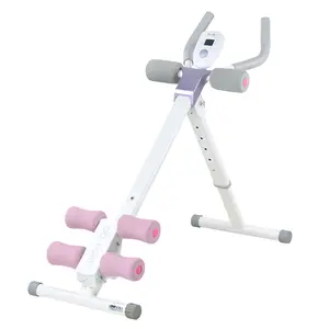 Ab Trainer Abdominal Whole Body Workout Machine Waist Cruncher Core Toner, Leg, Thighs, Buttocks Shaper with LCD Monitor ab workout machine Adjustable Whole Multiple Exercise Modes Fitness Equipment Sturdy And Durable Foldable Professional Springtok