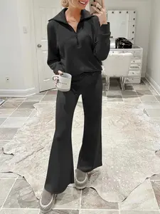 Women 2 Piece Outfits Sweatsuit Oversized Sweatshirt Sweatpants Tracksuit Sweat Lounge Matching Set 2025 Fall Trendy Polyester Womenswear Women 2 Piece Outfits Sweatsuit Oversized Sweatshirt Sweatpants Tracksuit Sweat Lounge Matching Set 2025 Fall Trendy Polyester Womenswear