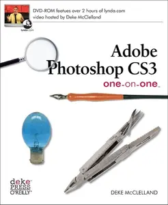 USED-Adobe Photoshop Cs3 One-On-One [With DVD ROM] by McClelland, Deke (Paperback)