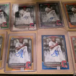Jackson Humphries Lot - Includes Assorted Cards Featuring Jackson Humphries in Sports Attire