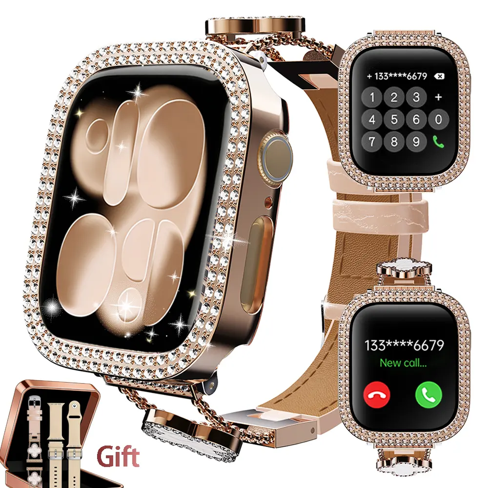 2026 New Fashion Smart Watches for Women, Fitness Tracker, Touch Screen Watch with Answer/Make Calls/100+ Sports Modes/Message Reminder, DIY Watch Dials, Wearable Devices, Smart Watches for iPhone/Andriod, Gift for Wife, Girl friend