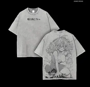 Toru Hagakure  My Hero Academia Anime Double Printed Vintage Washed Tee Unisex Oversize Anime Manga Washed Heavyweight Cotton T-shirt