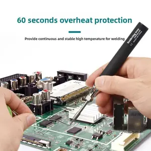 Mini USB electric soldering iron rechargeable 5V8W portable household small manual DIY welding soldering iron set