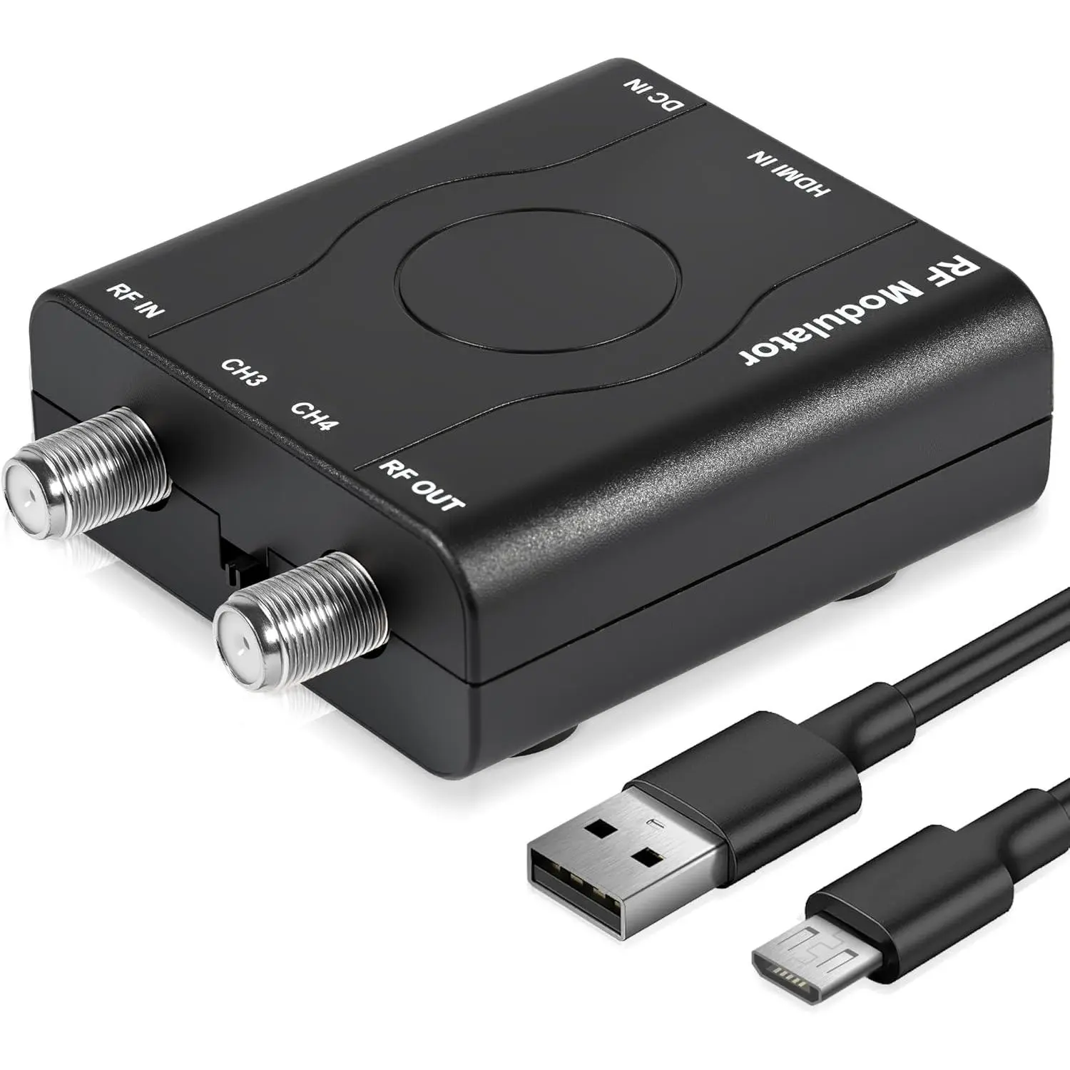 Hdmi to rf modulator vhf rf modulator hdmi coaxial converter hdm61 hdmi rf modulator adapter for tv ntsc format output 1080p pll control for home tv game console