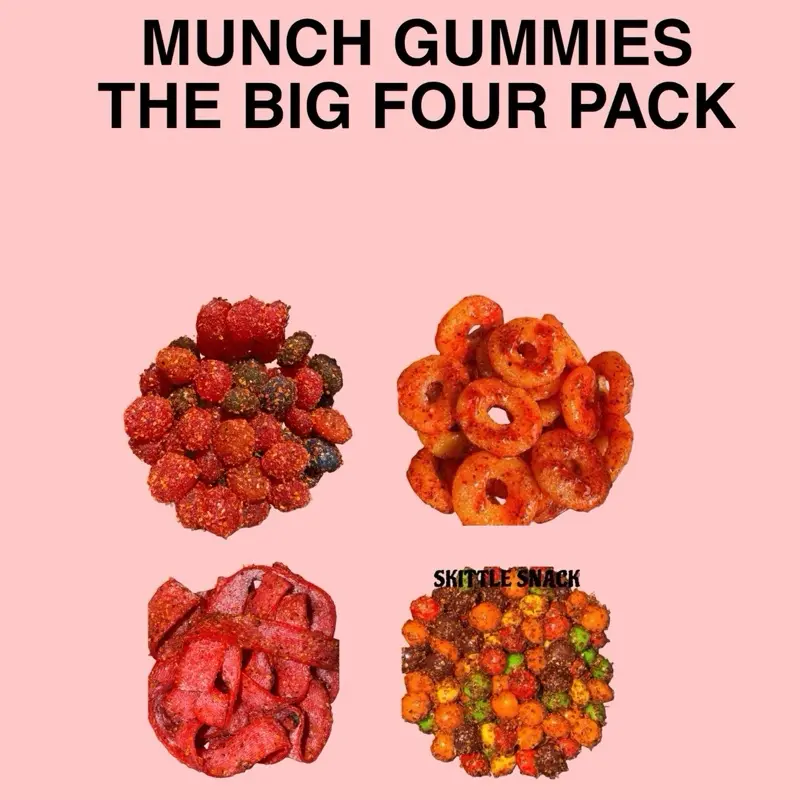 Munch Gummies ~ THE BIG FOUR PACK!!