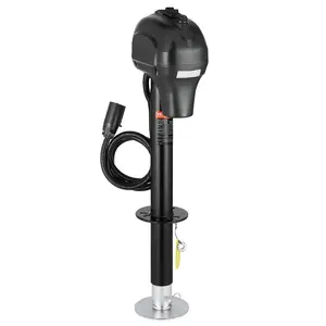 VEVOR Electric Trailer Jack, 5000 lbs, Heavy Duty RV Electric Power Tongue Jack with 7 - pin Connector, Manual Crank Handle Weatherproof Jack Cover, 10 - 28.3 Lift, for Trailers, Campers RVs, BlackVEVOR Super Brand Day