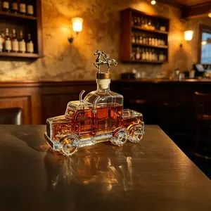 Stunning Semi-Truck Whiskey Decanter, Unique Novelty Barware, Perfect Gift for Truck Fans, Bourbon and Whiskey Lovers