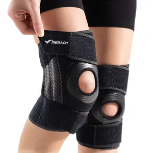 MERACH Patellar Knee Brace for Knee Pain Adjustable Patellar Tendon Stabilization Strap forJumper Knee Basketball Running Hiking Squats