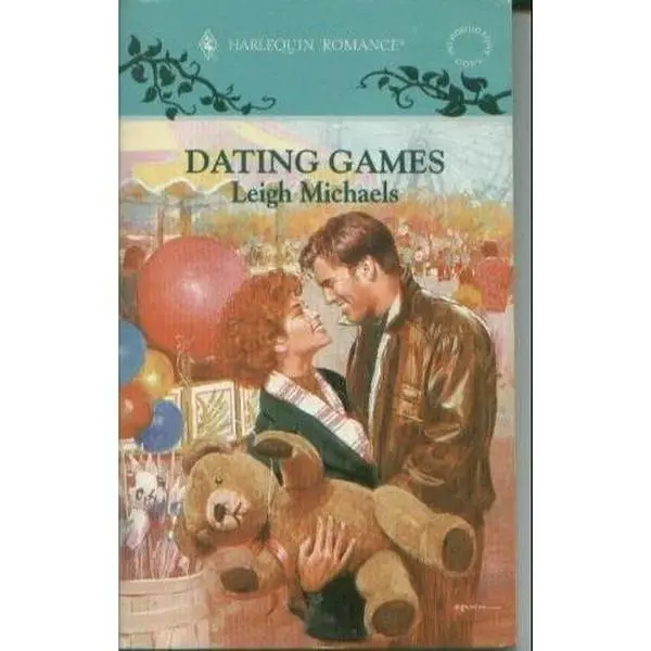 Used Romantic Book - "Dating Games" by Leigh Michaels, Soft Cover Edition for Couples in Love, English Language