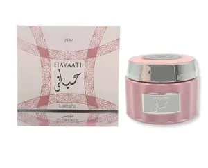 HAYAATI FLORENCE Incence bukhoor jar by lattafa perfumes 100g, Fragrance, Aroma