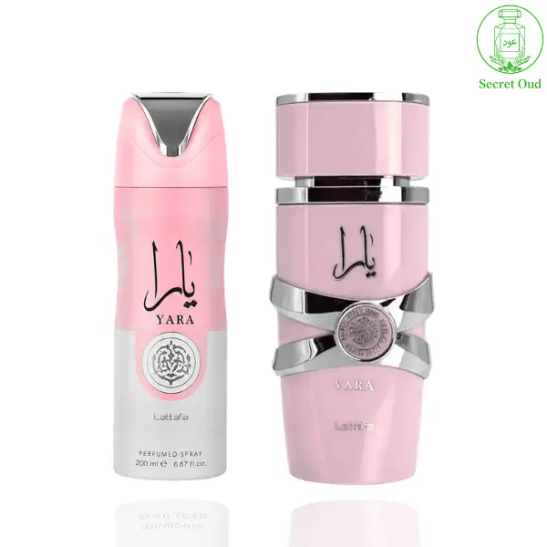 Yara Scented Body Care Set - 100ml Perfume, 200ml Deodorant, Aroma Fragrance Sets