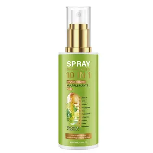 10-in-1 Plant Keratin Hair Spray – All-Day Hydration, Jojoba & Coconut Oil – Frizz Control, Shine & Heat Protection Leave-In Treatment (3.38FLOZ) (1pcs)