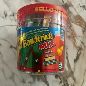 Banderinda mix tamarind , watermelon , mango flavor candy 45 pieces