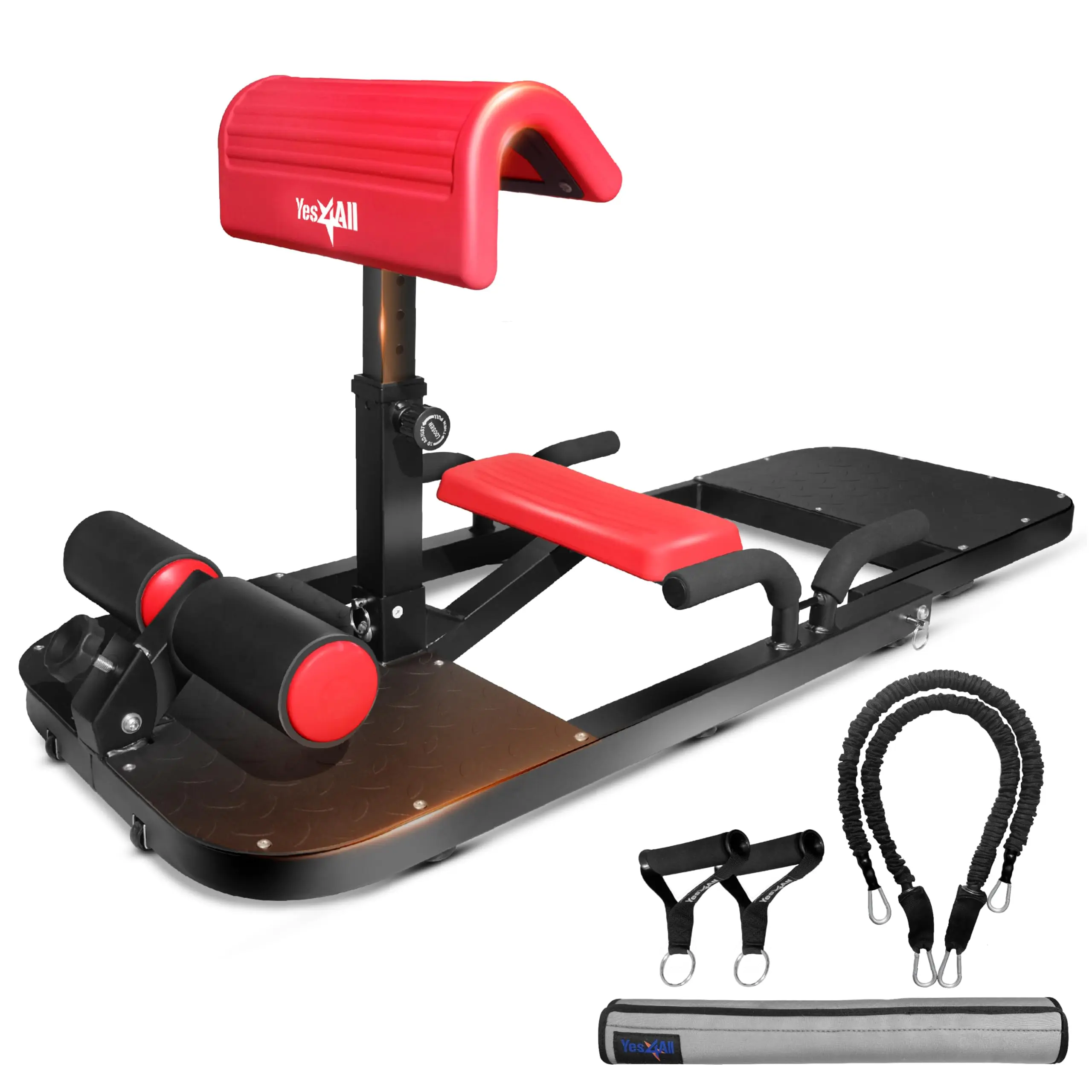Adjustable Single Leg Squat Stand, Leg Squat Roller, Squat Stand for Bulgarian Split Squats, Leg Lunges, Bodyweight