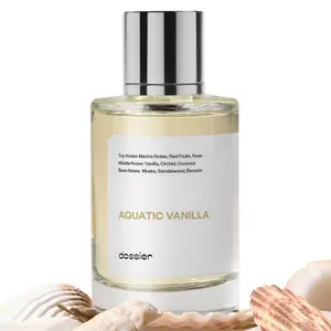 Aquatic Vanilla, Dossier, Unisex, 50ml-100ml, Eau de Parfum, Marine Notes, Rose, Red Fruits, Vanilla, Orchid, Coconut, Musk, Sandalwood