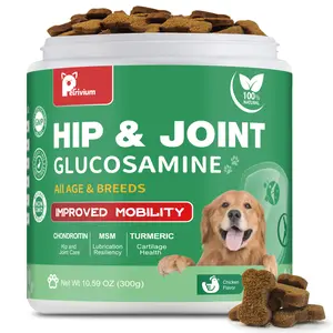 Hip & Joint Care Chews-Dog Joint Supplement for Mobility-Chicken Flavor,All Age&Breeds