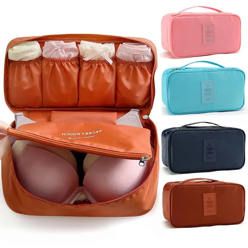 1pc Underwear Storage Bag, Zipper Storage Bag, Storage Bag for Ties, Underwear, Socks and Toiletries, Travel Clothes Organizer, Travel Organizer Bag, Travel Essentials Bag-MM1