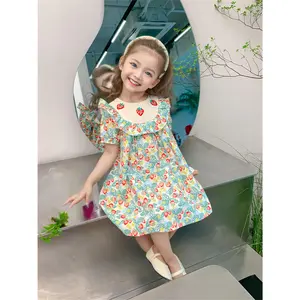 Girls' Strawberry Dress Girls' Summer Dress