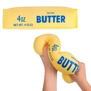 New ultra-soft, slow-rebound butter stick stress-relieving squeeze toy – a stress-relieving toy that mimics real food models, unique and fun.