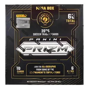 2025 Panini Prizm FIFA Club World Cup Soccer Hobby Mega Box (6 Packs Per Box, 10 Cards Per Pack)