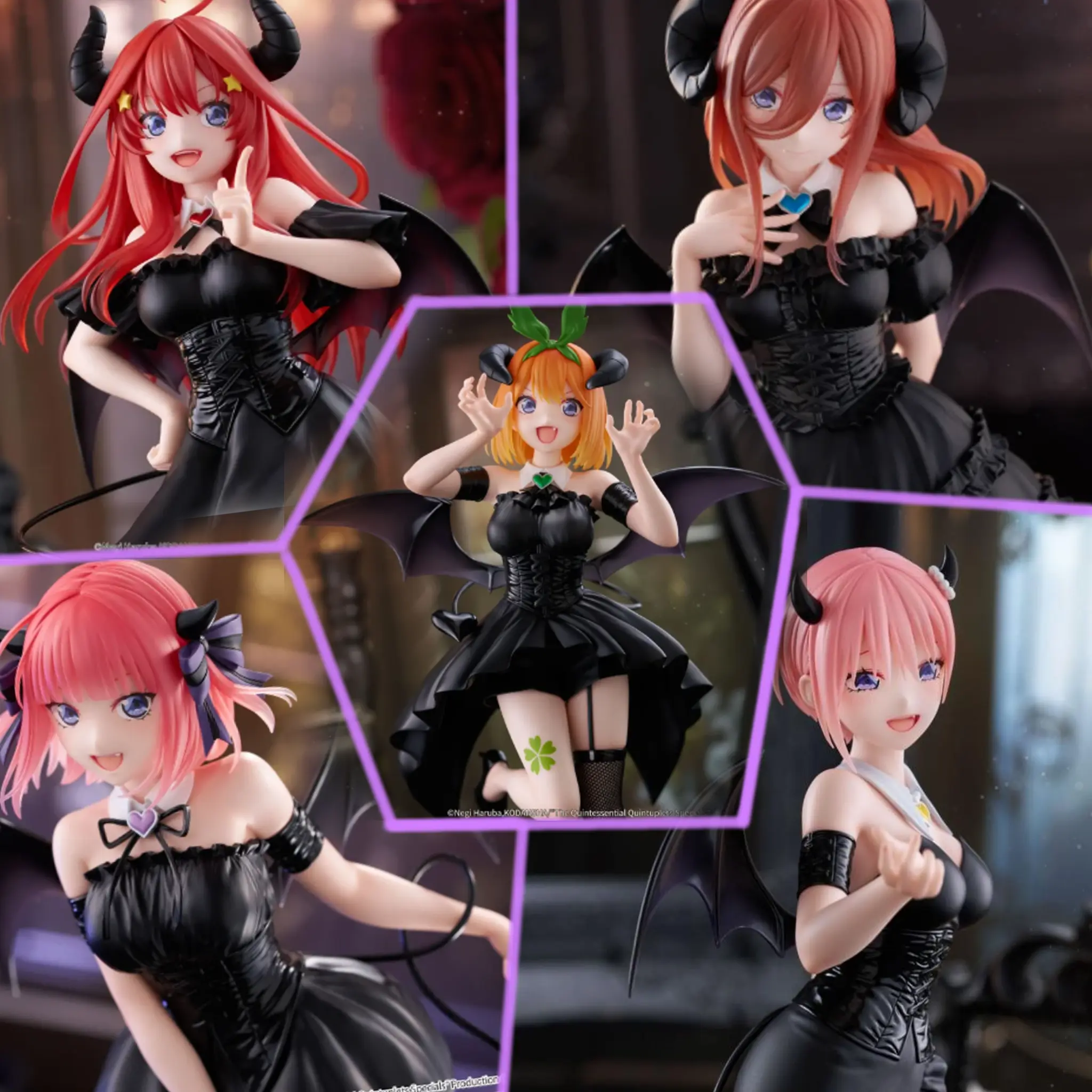 Quintessential Quintuplets BiCute Dark Figures