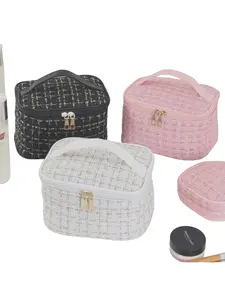 Simple and Spacious Small Fragrance Makeup Bag, Girls' Storage Toiletry Bag, Travel High-Quality Cosmetic Organizer, Makeup Pouch