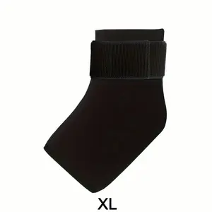1pc Adjustable Strap Ankle Ice Wrap - Reusable Gel Hot Cold Pack for Ft & Heel, Firm Fit, L-XL Size, 3 Color Options (Medical Brace Support for Cold/Hot Compress Therapy)