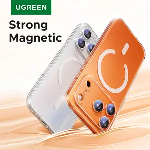 UGREEN for iPhone 17 series Case,Magnetic Grade Drop Protection Anti Yellowing Case - Rugged Shockproof Protective Transparent Cell Phone Cover(Clear)，TikTokShopBlackFriday ,TikTokShopCyberMonday