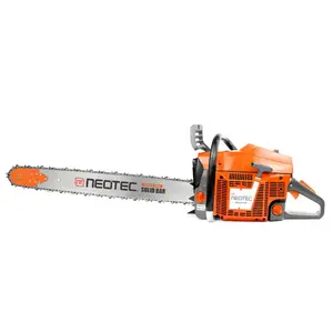 NEOTEC NH8120 120cc Gas Chainsaw with 36 inch Chainsaw Guide Bar Chain Combo 3/8" Pitch 0.063" Gauge 114 Drive Link 8.4HP 2-Cycle Gasoline Power 6.2KW Chain Saws for Big Wood Cutting All Parts Fit for Husqvarna 3120 XP