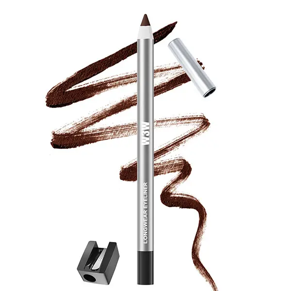 Smooth Waterproof Gel Eyeliner Pencil - Cosmetic with Precise Tip, Rich Pigment, Smudge-Resistant, Long-Lasting Daily Wear for Sharp Winged Looks, Waterline & Lash Line Makeup