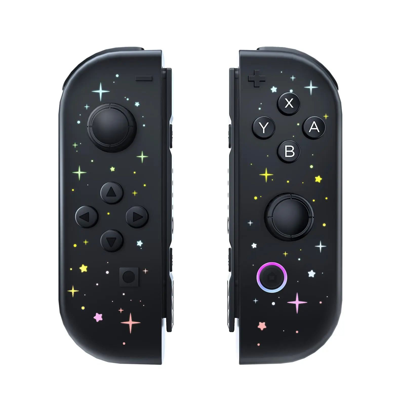 POGRIKO RGB Controller L/R Joy cons Switch Wireless Controller for Switch/Lite/OLED Consoles, for gameplay- Stars