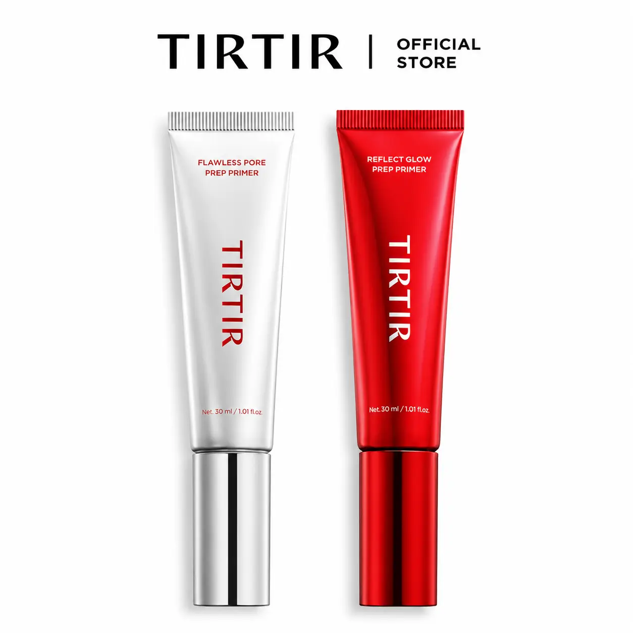 [NEW][TIRTIR Official] Glow & Blur Primer Duo l Flawless Pore Prep Primer & Reflect Glow Prep Primer