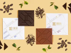 Cocoa Asante | MILK & DARK CHOCOLATE BAR SET | Ethically Sourced Bean-to-bar Chocolate