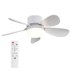 ASALL Socket Fan Light with Remote Control, Portable Small Ceiling Fan with Light for Kitchen,Bedroom, LivingRoom, with Dimming Function, 1000 Lumens, Screws into E26/E27