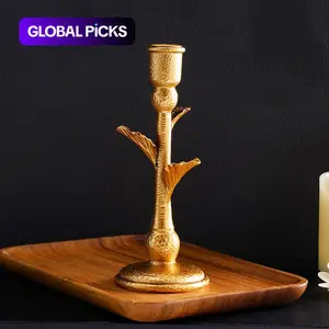 Vintage European Resin Coconut Tree Candle Holder, Candlestick, Home Decor Tabletop Decoration, Multiple Styles Available, Ideal for Home Hotel Wedding #GLOBAL PICKS