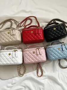 Women's PU Fabric Handbag, Versatile Design Suitable for Daily Use & Outdoors, Multiple Colors Available, Stylish Crossbody Bag, Fashionable Shoulder Bag, Crossbody Chain Bag