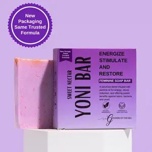 Sweet Nectar Yoni Bar - Natural Feminine Care Soap for pH Balance, Odor Control & Hydration | Organic Herbal Ingredients | Gentle Yet Effective for Daily Intimate Hygiene | Handmade & Vegan