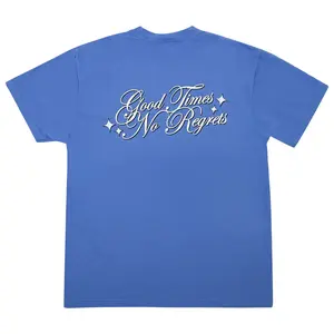 No Regrets Tee - Blue