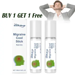 [Buy 1 Get 1 Free]Migraine Relief Stick,Migraine Stick Rollon - Cooling Comfort For Your Head. Aromatherapy With Peppermint & Other Essential Oils,Vertigo Ease Aromatherapy