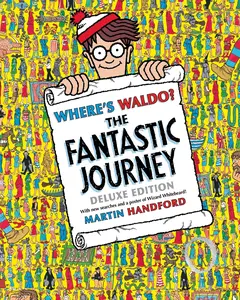 USED-Where's Waldo? the Fantastic Journey: Deluxe Edition with New Searches and Collectible Poster (a Hidden Object Activity Book with Search & Find Puzzle by Handford, Martin (Hardcover)
