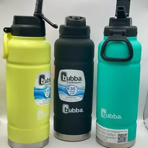 Bubba Trailblazer Insulated Stainless Steel Water Bottle 40oz with Straw & Lid for Drinkware and Flasks Bottled