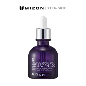 MIZON Collagen 100 Ampoule – Korean Anti-Aging Serum with Marine Collagen & Peptides (1.01 fl oz) | Firming, Hydrating & Elasticity Booster